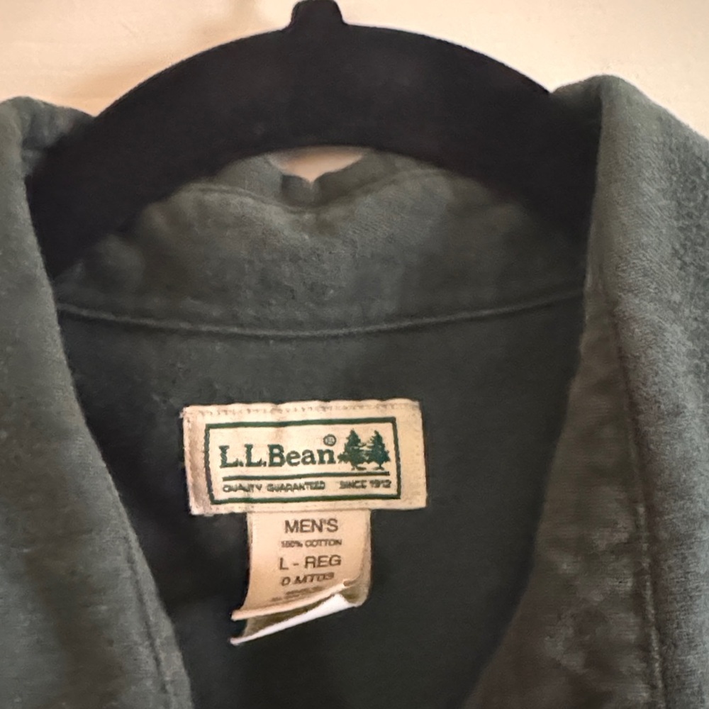 Eddie Bauer Men's Forest Green Shirt Jacket - Picture 2 of 3